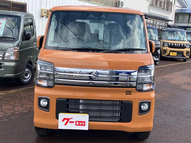 エブリイワゴン PZターボ 4WD バックカメラ 両側スライド・片側電動 クリアランスソナー レーンアシスト 衝突被害軽減システム オートライト LEDヘッドランプ スマートキー アイドリングストップ 電動格納ミラー(12枚目)