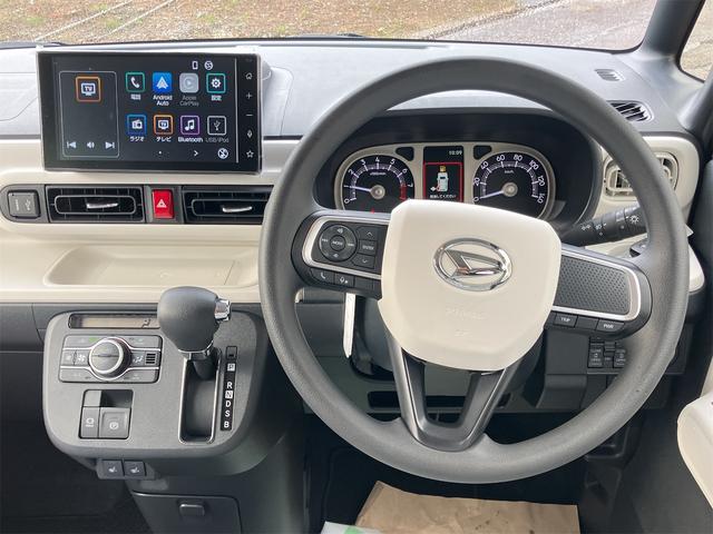 ムーヴキャンバス ストライプスＧ　４ＷＤ　バックカメラ　両側電動スライドドア　ＴＶ　クリアランスソナー　衝突被害軽減システム　オートライト　ＬＥＤヘッドランプ　スマートキー　アイドリングストップ　電動格納ミラー　シートヒーター（3枚目）