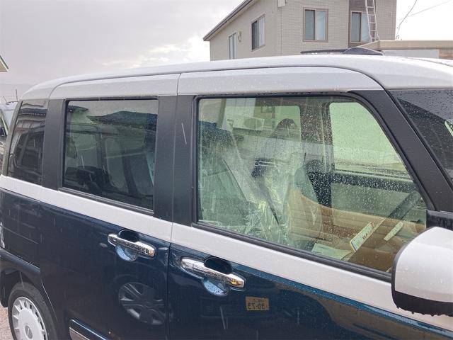 ムーヴキャンバス ストライプスＧ　４ＷＤ　バックカメラ　両側電動スライドドア　ＴＶ　クリアランスソナー　衝突被害軽減システム　オートライト　ＬＥＤヘッドランプ　スマートキー　アイドリングストップ　電動格納ミラー　シートヒーター（34枚目）