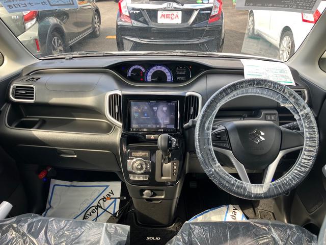 ソリオバンディット ハイブリッドＭＶ　ドライブレコーダー　ＥＴＣ　バックカメラ　ナビ　ＴＶ　オートクルーズコントロール　両側電動スライドドア　オートライト　ＬＥＤヘッドランプ　スマートキー　アイドリングストップ　電動格納ミラー（2枚目）