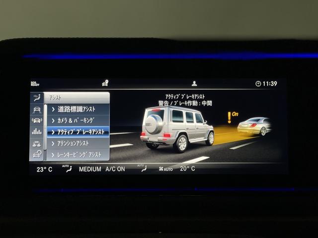 Ｇクラス Ｇ４００ｄ　ＡＭＧライン　ｐｒｏｆｅｓｓｉｏｎａｌ　ｅｄｉｔｉｏｎ　５００台限定　ドラレコ　ＧＰＳレーダー　ブラック本革シート　ガラスサンルーフ　メモリ付電動シート　ベンチレーター　シートヒーター　ブルメスターサウンドシステム（22枚目）