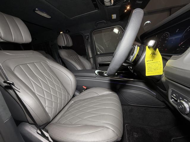 Ｇクラス Ｇ４５０ｄ　ＡＭＧラインパッケージ　ｍａｎｕｆａｃｔｕｒｅ　ｐｒｏｇｒａｍプラス　ナイトＰＫＧ　ボディ同色スペアＴ　レザーＥＸ　サンルーフ　チタニウムグレー本革　ベンチレーター　シートヒーター　全周囲カメラ　ブルメスターＳＳ（13枚目）