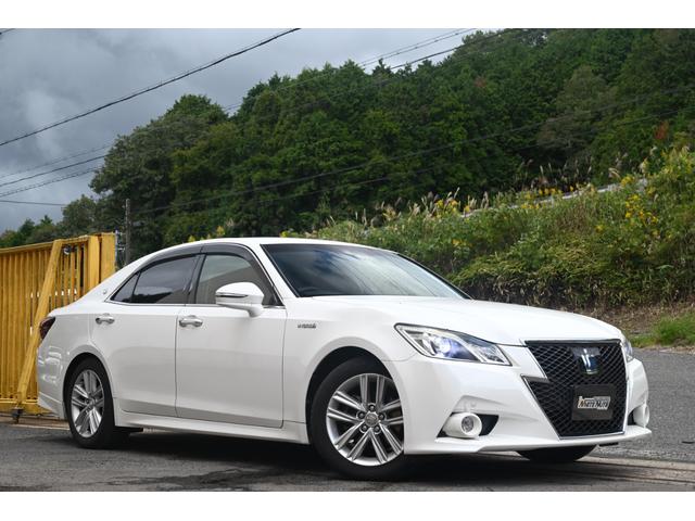 クラウンハイブリッド アスリートＳ　ＨＶバッテリ－１年保証　ナビ　ＴＶ　バックカメラ　Ｂｌｕｅｔｏｏｔｈ接続　前後ドライブレコーダー　ＥＴＣ　純正ＡＷ　電動シート　ＨＩＤ　スマートキー　クルーズコントロール　盗難防止装置　ＣＤ　ＤＶＤ（3枚目）