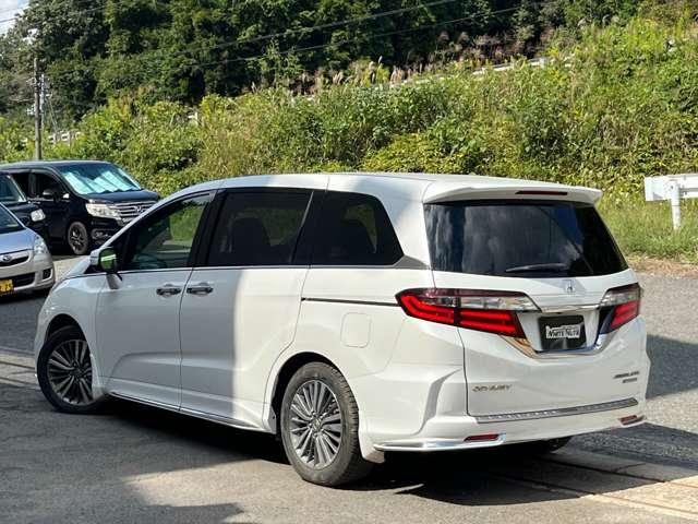 オデッセイハイブリッド ハイブリッドアブソルート・ホンダセンシング　中期モデル　ＨＶバッテリ－１年保証　両側電動スライド　ナビ　フルセグＴＶ　バックカメラ　Ｂｌｕｅｔｏｏｔｈ接続　純正ＡＷ　ＥＴＣ　スマートキー　電動シート　レーンキープアシスト　衝突被害軽減ブレーキ（13枚目）