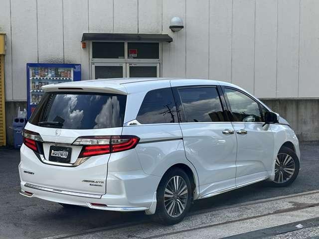 オデッセイハイブリッド ハイブリッドアブソルート・ホンダセンシング　中期モデル　ＨＶバッテリ－１年保証　両側電動スライド　ナビ　フルセグＴＶ　バックカメラ　Ｂｌｕｅｔｏｏｔｈ接続　純正ＡＷ　ＥＴＣ　スマートキー　電動シート　レーンキープアシスト　衝突被害軽減ブレーキ（15枚目）