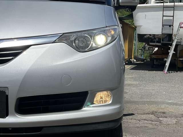 エスティマハイブリッド Ｇ　ＨＶバッテリ－１年保証　リアフリップダウンモニタ－　バックカメラ　フルセグＴＶ　ＨＤＤナビ　両側電動スライド　クルコン　パーキングアシスト　純正ＡＷ　フォグライト　アダプティブヘッドライト　電動シート（22枚目）