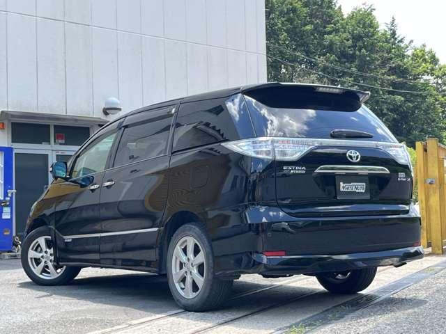 エスティマハイブリッド Ｘ　ＨＶバッテリ－１年保証　　モデリスタエアロ　フルセグＴＶ　ナビ　ＨＩＤ　　Ｂｌｕｅｔｏｏｔｈ接続　盗難防止装置　スマートキー　電動スライド　純正ＡＷ　アダプティブヘッドライト　フォグライト（5枚目）