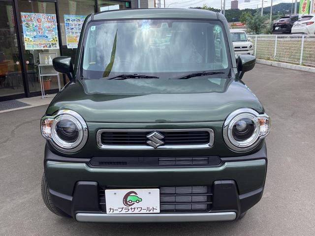 ハスラー ハイブリッドＧ　４ＷＤ　届出済未使用車　スズキセーフティサポート　クールカーキメタリック　スノーモード　ヒルディセントコントロール　運転席助手席シートヒーター　オートエアコン　ＬＥＤヘッドライト　スマートキー　１５インチスチールホイール（9枚目）