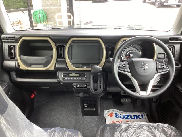 ハスラー ハイブリッドＧ　４ＷＤ　届出済未使用車　スズキセーフティサポート　クールカーキメタリック　スノーモード　ヒルディセントコントロール　運転席助手席シートヒーター　オートエアコン　ＬＥＤヘッドライト　スマートキー　１５インチスチールホイール（11枚目）