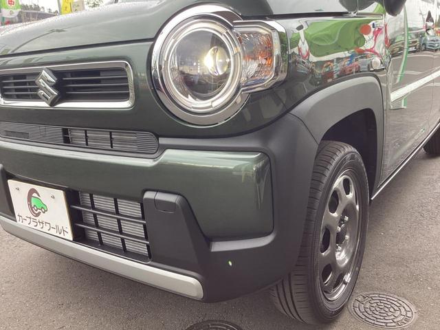 ハスラー ハイブリッドＧ　４ＷＤ　届出済未使用車　スズキセーフティサポート　クールカーキメタリック　スノーモード　ヒルディセントコントロール　運転席助手席シートヒーター　オートエアコン　ＬＥＤヘッドライト　スマートキー　１５インチスチールホイール（33枚目）