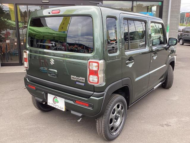 ハスラー ハイブリッドＧ　４ＷＤ　届出済未使用車　スズキセーフティサポート　クールカーキメタリック　スノーモード　ヒルディセントコントロール　運転席助手席シートヒーター　オートエアコン　ＬＥＤヘッドライト　スマートキー　１５インチスチールホイール（41枚目）
