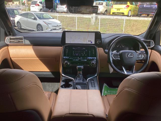 ＬＸ ＬＸ６００　モデリスタフルエアロ　オフロード用フロントグリル　ワンオーナー　純正コネクティッドナビ　フルセグ　ＴＶキット　ミラキャスト　全方位カメラ　茶革電動メモリーシート　サンルーフ　全方位ドラレコ　ＥＴＣ　クールＢＯＸ　ステアリングヒーター　２２インチＡＷ（12枚目）
