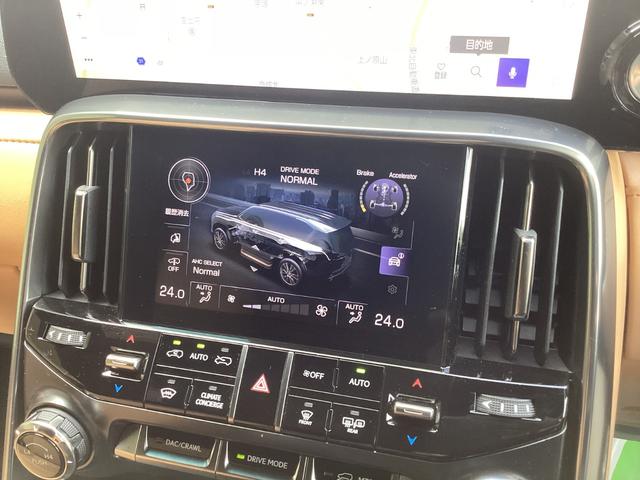 ＬＸ ＬＸ６００　モデリスタフルエアロ　オフロード用フロントグリル　ワンオーナー　純正コネクティッドナビ　フルセグ　ＴＶキット　ミラキャスト　全方位カメラ　茶革電動メモリーシート　サンルーフ　全方位ドラレコ　ＥＴＣ　クールＢＯＸ　ステアリングヒーター　２２インチＡＷ（22枚目）