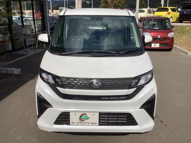 ムーヴ Ｘ　４ＷＤ　届出済未使用車　シャイニングホワイトパール　メーカーオプション６．８インチディスプレイオーディオ　ブルートゥース　ＵＳＢ　リアカメラ　パワースライドドア　ヒーテッドドアミラ　リアヒーターダクト　フルＬＥＤヘッドランプ（14枚目）