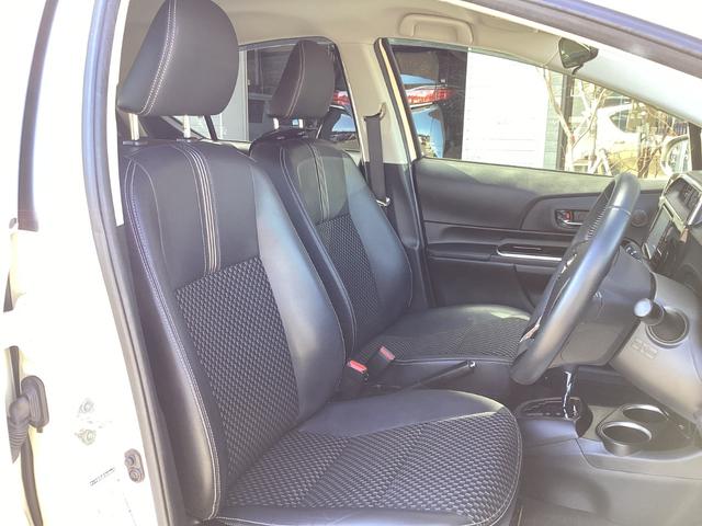 アクア クロスオーバー　トヨタセーフティセンス　ストラーダＳＤナビ　フルセグＴＶ　Ｂｌｕｅｔｏｏｔｈ　ＳＤ録音　ＤＶＤ　Ｂカメラ　ＥＴＣ　ドライブレコーダー　ハーフレザーシート　プッシュスタート　オートＬＥＤライト　純正ＡＷ（23枚目）