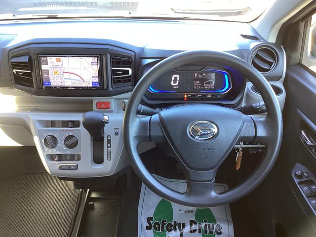 ミライース Ｘ　ＳＡＩＩＩ　スマートアシスト　社外ナビ　フルセグＴＶ　ＤＶＤ　バックモニター　ＥＴＣ　キーレス　レーンキープアシス　アクセル踏み間違い防止装置　横滑り防止装置　クリアランスソナー　ＬＥＤヘッドライト　寒冷地仕様車（13枚目）