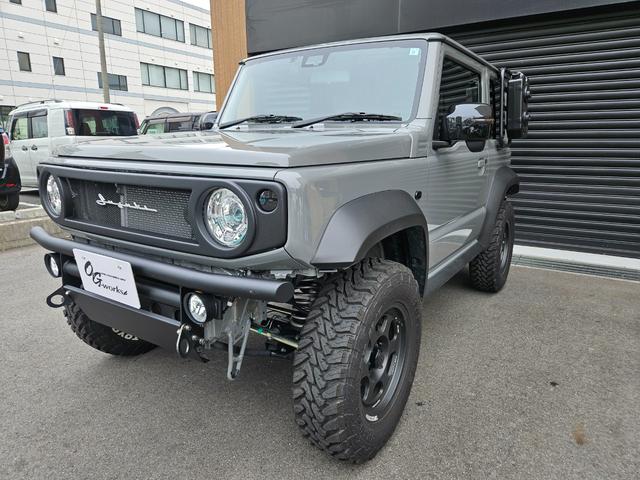 ジムニーシエラ JC カスタム仕様  ショートバンパー、2インチリフトアップ レイズホイール5本 車検対応マフラー ナビTV 走行8千キロ 楽ナビ バックカメラ ETC ドラレコ(2枚目)