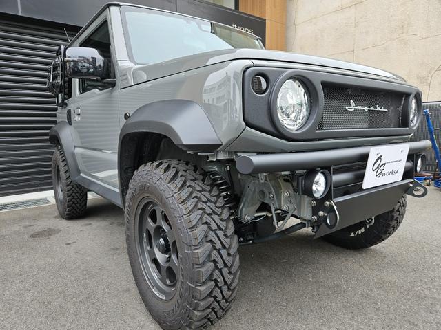 ジムニーシエラ JC カスタム仕様  ショートバンパー、2インチリフトアップ レイズホイール5本 車検対応マフラー ナビTV 走行8千キロ 楽ナビ バックカメラ ETC ドラレコ(3枚目)