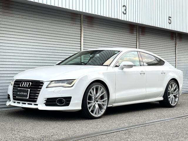 Ａ７スポーツバック ３．０ＴＦＳＩクワトロ　ＡＢＴエアロ＆サスペンション・２１インチアルミ・黒革シート・全席シートヒーター・ナビ・バックカメラ・地デジ・Ｂｌｕｅｔｏｏｔｈ・ＢＯＳＥ・記録簿Ｈ２４．２５．２７．３０．Ｒ２．４．６年有・キーレス２本（13枚目）