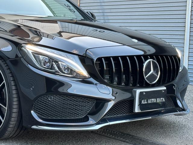 Ｃクラス Ｃ１８０アバンギャルド　ＡＭＧライン　記録簿９枚・Ｃ４３仕様・ＫＷ製車高調・１９インチ・パナメリカーナグリル・エアコンエアベント・ＡＭＧエアロ＆アルミ＆エンブレム・ハンコック２０２４年製タイヤ・キー２本完備・レーダーセーフティパッケージ（37枚目）