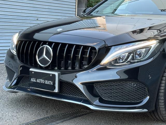 Ｃクラス Ｃ１８０アバンギャルド　ＡＭＧライン　記録簿９枚・Ｃ４３仕様・ＫＷ製車高調・１９インチ・パナメリカーナグリル・エアコンエアベント・ＡＭＧエアロ＆アルミ＆エンブレム・ハンコック２０２４年製タイヤ・キー２本完備・レーダーセーフティパッケージ（38枚目）