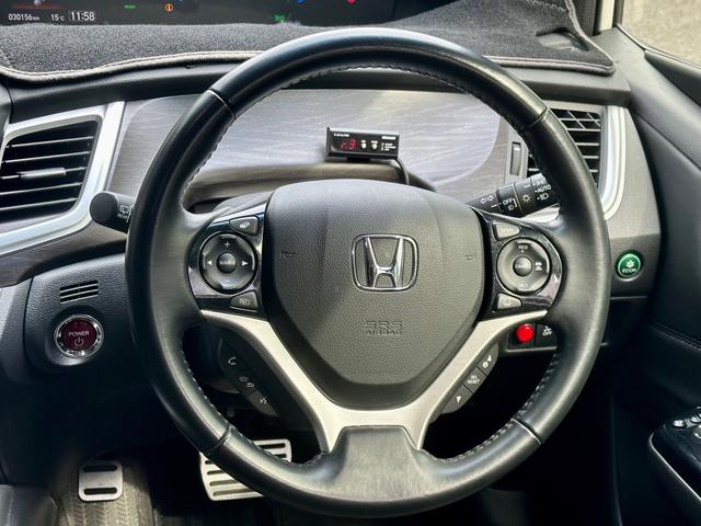 ジェイド ハイブリッドＸ　・ＬＥＤヘッドライト・エンケイ１９ＡＷ・柿本マフラー・ローダウン・シーケンシャルウインカ・ホンダセンシング・リモコンスターター・純ナビ・ＢＴ・ＴＶ・Ｂカメラ・デジタルミラー・サイドカメラ・ハーフレザー（36枚目）