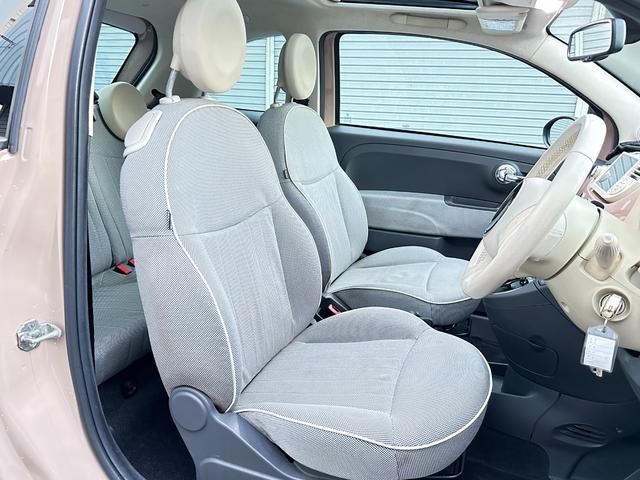 ５００ １．４　１６Ｖ　ラウンジ　専用設計アンドロイドナビ・ＥＴＣ・新品バッテリー・ガラスルーフ・１５インチアルミ・ダウンサス・キーレス・ベージュカラー（8枚目）