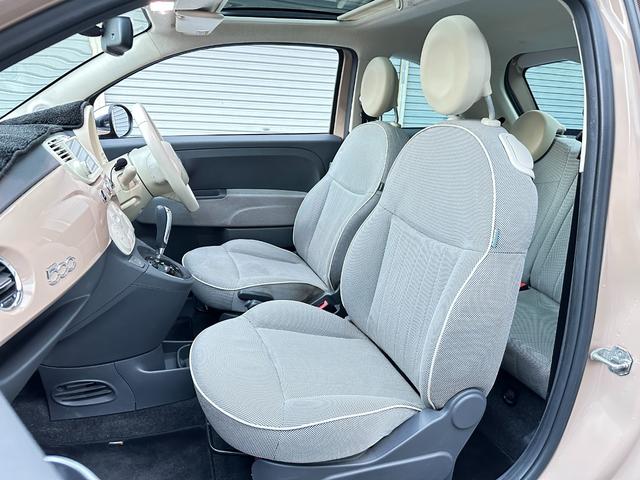 ５００ １．４　１６Ｖ　ラウンジ　専用設計アンドロイドナビ・ＥＴＣ・新品バッテリー・ガラスルーフ・１５インチアルミ・ダウンサス・キーレス・ベージュカラー（40枚目）