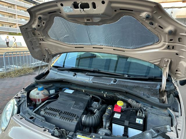 ５００ １．４　１６Ｖ　ラウンジ　専用設計アンドロイドナビ・ＥＴＣ・新品バッテリー・ガラスルーフ・１５インチアルミ・ダウンサス・キーレス・ベージュカラー（67枚目）