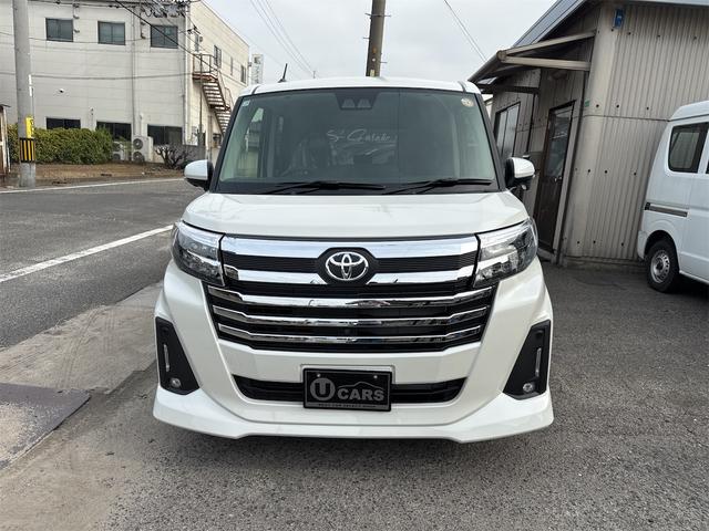 ルーミー カスタムG 登録済未使用車 ディスプレイオーディオ パノラミックビューモニター コンフォートパッケージ フルセグTV HDMI USB 純正フロアマット 両側電動スライドドア LEDヘッドライト シートヒーター(2枚目)