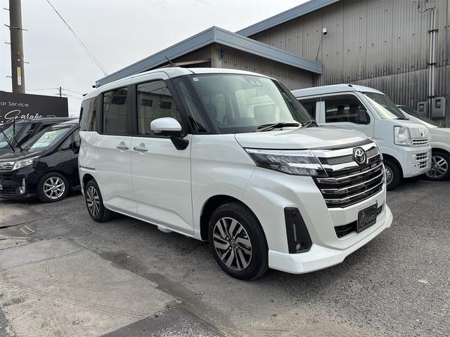 ルーミー カスタムG 登録済未使用車 ディスプレイオーディオ パノラミックビューモニター コンフォートパッケージ フルセグTV HDMI USB 純正フロアマット 両側電動スライドドア LEDヘッドライト シートヒーター(6枚目)