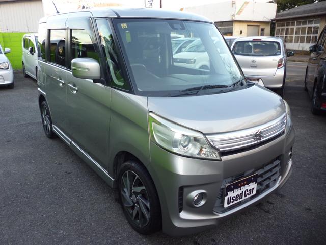 スペーシアカスタム TS ターボ/4WD/両側パワスラ/メモリーナビ/バックカメラ/エンジンスターター/衝突被害軽減ブレーキ(6枚目)