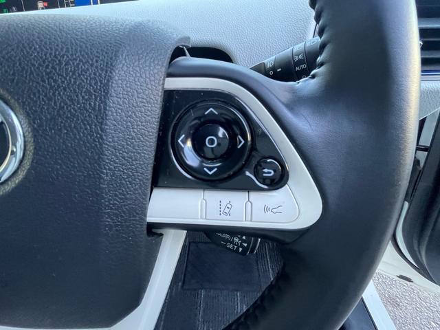 プリウス Ｓツーリングセレクション　アルパイン９インチナビＴＶ、バックモニター、ＥＴＣ，トヨタセーフティーセンス、レーダークルーズコントロール、シートヒーター、Ｐスタート皮シート、ＡＢＳ，エアバック、アルミホイール、モデリスタ（32枚目）