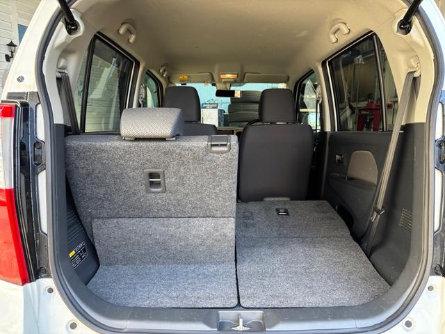 ワゴンＲ ＦＸ－Ｅ　エネチャージ／レーダーブレーキサポート／アイドリングストップ／キーレスエントリー／シートヒーター／ＥＴＣ／ＢｌｕｅＴｏｏｔｈ／ナビ／フルフラット（19枚目）