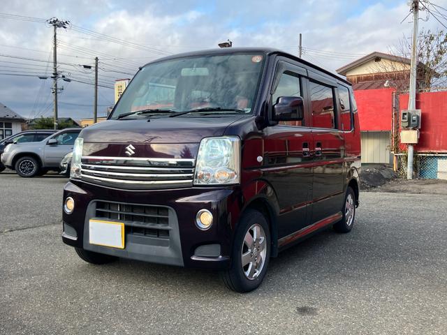 エブリイワゴン ＰＺターボ　４ＷＤ　車検Ｒ８年５月まで　ＥＴＣ　両側スライド・片側電動　ナビ　ＴＶ　キーレスエントリー　電動格納ミラー　シートヒーター　ＡＴ　盗難防止システム　ＡＢＳ　ＣＤ　ＵＳＢ　ミュージックプレイヤー接続可（8枚目）