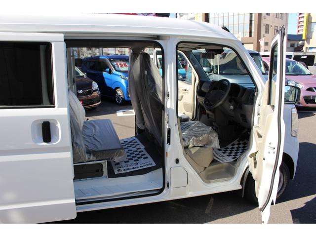 エブリイ ＰＡリミテッド　ＣＶＴ　衝突被害軽減システム　クリアランスソナー　レーンアシスト　両側スライドドア　キーレスエントリー　アイドリングストップ　オートライト　盗難防止システム　ＡＢＳ　ＥＳＣ　エアコン（27枚目）