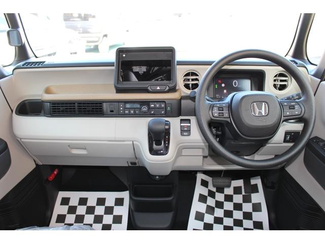 N-BOX ベースグレード 両側スライド・片側電動 オートクルーズコントロール レーンアシスト 衝突被害軽減システム オートライト LEDヘッドランプ スマートキー アイドリングストップ シートヒーター ベンチシート CVT(2枚目)