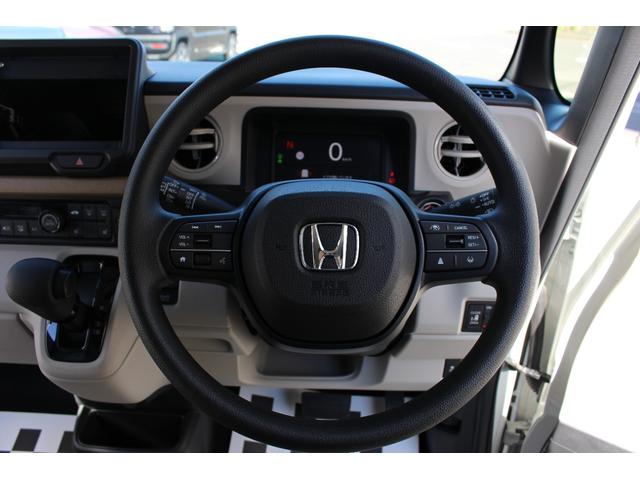 N-BOX ベースグレード 両側スライド・片側電動 オートクルーズコントロール レーンアシスト 衝突被害軽減システム オートライト LEDヘッドランプ スマートキー アイドリングストップ シートヒーター ベンチシート CVT(3枚目)