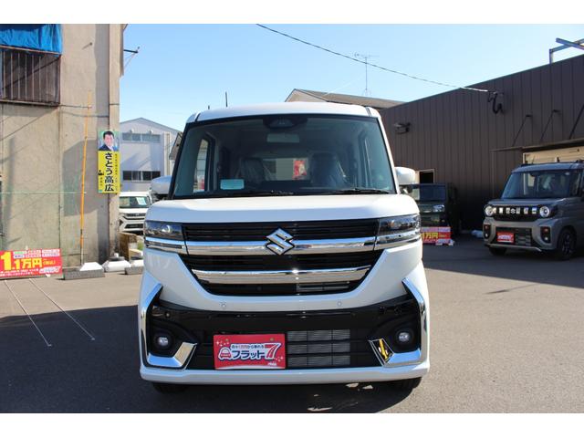 スペーシアカスタム ハイブリッドＸＳ　全周囲カメラ　両側電動スライドドア　ナビ　クリアランスソナー　オートクルーズコントロール　レーンアシスト　衝突被害軽減システム　オートライト　ＬＥＤヘッドランプ　スマートキー　アイドリングストップ（12枚目）