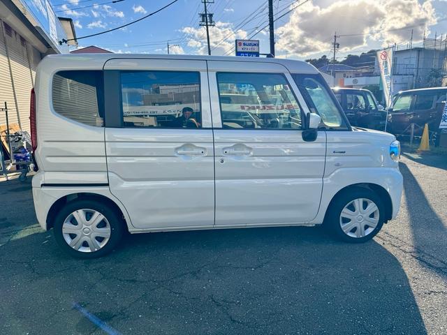 スペーシア ハイブリッドX 全方位カメラ ナビ バックカメラ オートライト スライドドア 純正ナビ プッシュスタート シートヒーター オートエアコン スズキセーフティーサポート 衝突被害軽減システム 横滑り防止機能(8枚目)