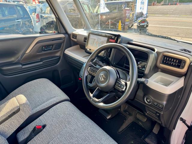 スペーシア ハイブリッドX 全方位カメラ ナビ バックカメラ オートライト スライドドア 純正ナビ プッシュスタート シートヒーター オートエアコン スズキセーフティーサポート 衝突被害軽減システム 横滑り防止機能(11枚目)