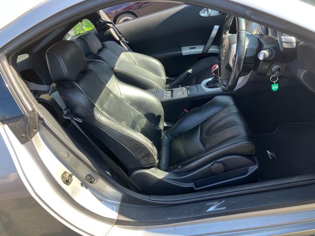 フェアレディZ バージョンST 純正ナビ不良、スカイライン純正アルミホイール、社外フロントバンパー、リヤスポイラー、社外マフラー(13枚目)