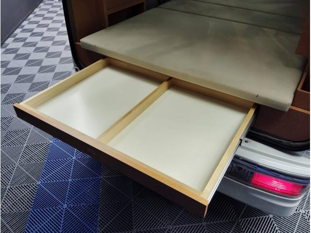 アトレーワゴン カスタムターボＲＳリミテッド　Ｄクラフト楽旅キット　ベットキット　キャンピング　社外ナビ　テレビ　走行中視聴可　バックカメラ　ドラレコ　ＥＴＣ　左パワスラ　ターボ　ＭＯＭＯウッドステアリング　ウッドパネル　ＨＩＤヘッド　ＬＥＤ化（39枚目）