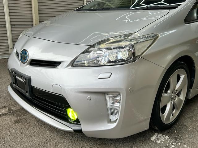 プリウス Gツーリングセレクションレザーパッケージ 下取り車 フルセグナビBluetoothバックカメラ 黒革シート シートヒーター セラミックコーティング 内装クリーニング ETC サブウーファー 24カ月点検整備 コーナーセンサー スマートキー(22枚目)