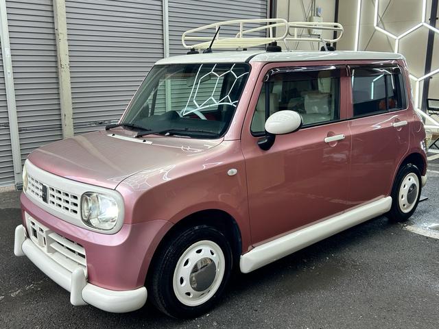 アルトラパン G フルエアアロ ルーフキャリア フルセグナビBluetoothバックカメラ スマートキー ETC シートカバー 24カ月点検整備 HID セラミックコーティング施工 内装クリーニング 修復歴なし(12枚目)