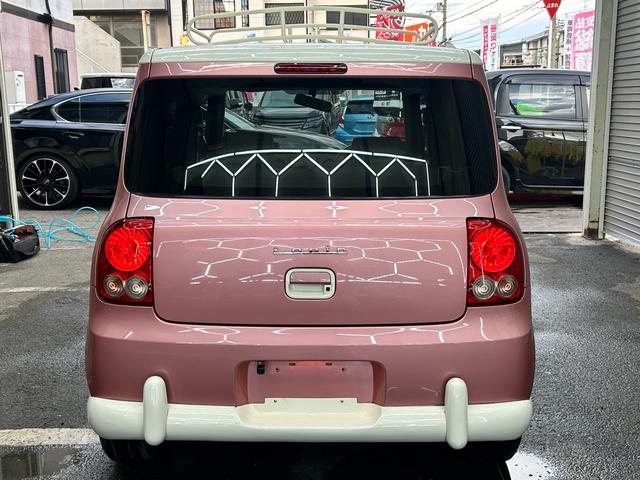 アルトラパン G フルエアアロ ルーフキャリア フルセグナビBluetoothバックカメラ スマートキー ETC シートカバー 24カ月点検整備 HID セラミックコーティング施工 内装クリーニング 修復歴なし(15枚目)