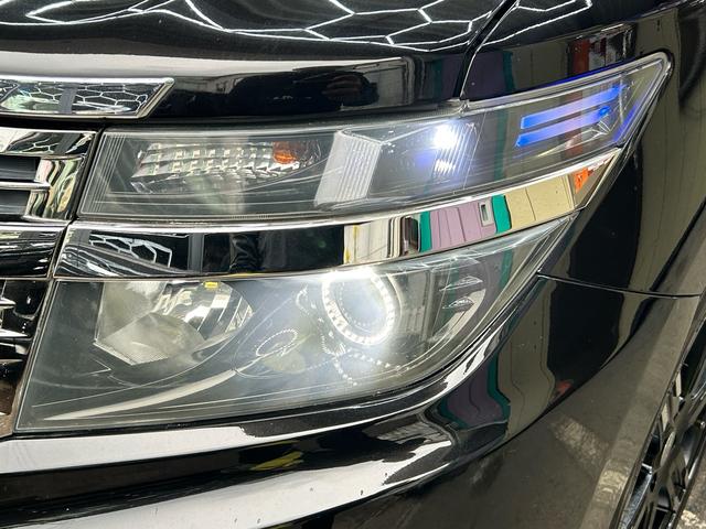 エルグランド ライダー　ブラックライン　黒本革シート　インパルエアロインパルマフラー　Ｗサンルーフ　黒革シート　オーテック　ニスモ１８インチアルミ　ダクトボンネット　フルセグナビＢｌｕｅｔｏｏｔｈバックカメラ　２４カ月点検整備セラミックコーティング施工（13枚目）