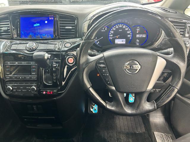 エルグランド ライダー　ブラックライン　黒本革シート　インパルエアロインパルマフラー　Ｗサンルーフ　黒革シート　オーテック　ニスモ１８インチアルミ　ダクトボンネット　フルセグナビＢｌｕｅｔｏｏｔｈバックカメラ　２４カ月点検整備セラミックコーティング施工（33枚目）