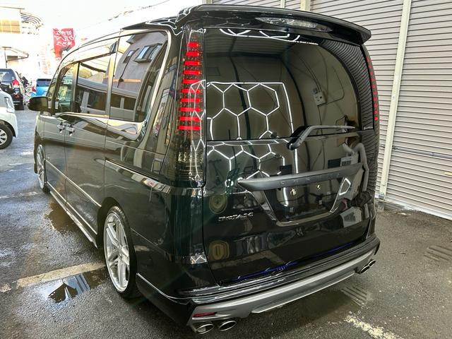 セレナ ハイウェイスター　Ｖセレクション＋セーフティ　ＳＨＶ　ロジャムエアロロジャム４本出しマフラー　フルセグナビＢｌｕｅｔｏｏｔｈバックカメラフリップダウンモニター　両側電動スライドドア　グノーシス１９インチアルミ　セラミックコーティング施工　スマートキー（18枚目）