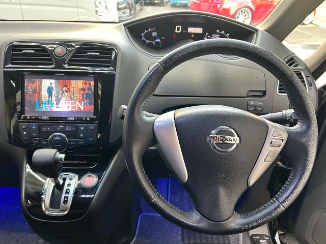セレナ ハイウェイスター　Ｖセレクション＋セーフティ　ＳＨＶ　ロジャムエアロロジャム４本出しマフラー　フルセグナビＢｌｕｅｔｏｏｔｈバックカメラフリップダウンモニター　両側電動スライドドア　グノーシス１９インチアルミ　セラミックコーティング施工　スマートキー（34枚目）